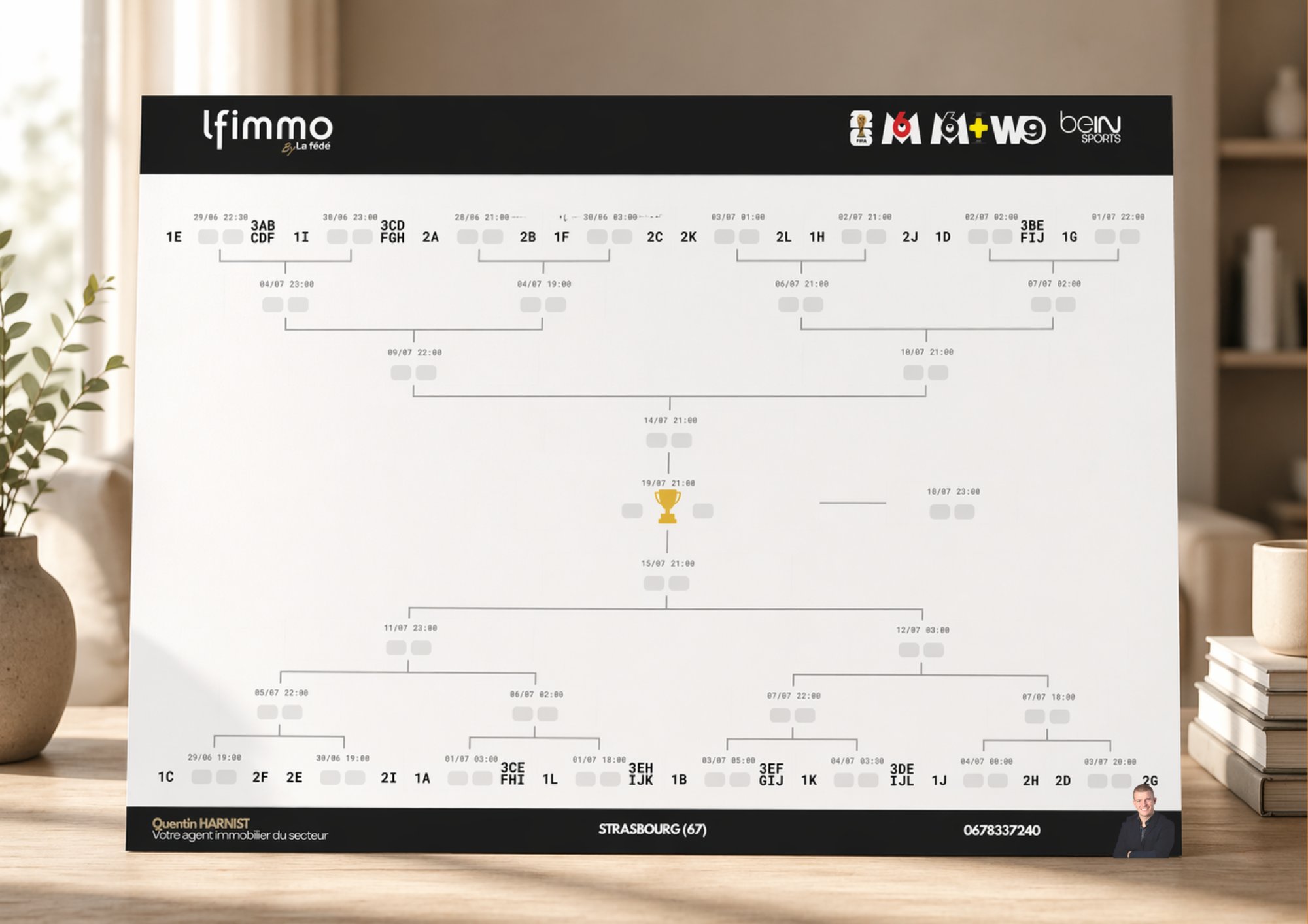 Calendrier tableau à cocher